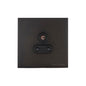 Windsor Range Dark Antique Bronze Switches & Sockets WN95 - 5 Amp 3 Round Pin Socket by Heritage Brass By M-Marcus