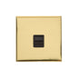 Windsor Range Polished Brass Switches & Sockets, WN1 - 1 Gang Secondary Line Socket by Heritage Brass By M-Marcus