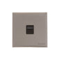Windsor Range Satin Nickel Switches & Sockets, WN5 - 1 Gang Secondary Line Socket by Heritage Brass By M-Marcus