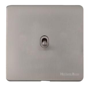 Studio Range Satin Nickel, Y05 - 1 Gang Stockholm Toggle