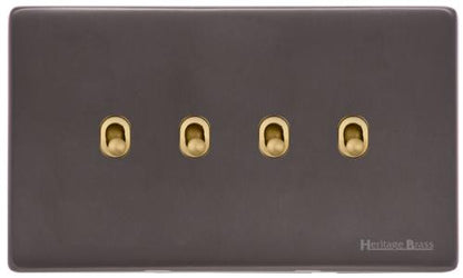 Verona Range - 4 Gang Stockholm Toggle