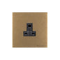 Windsor Range Aged Brass Switches & Sockets, WN50 - 5 Amp 3 Round Pin Socket by Heritage Brass By M-Marcus