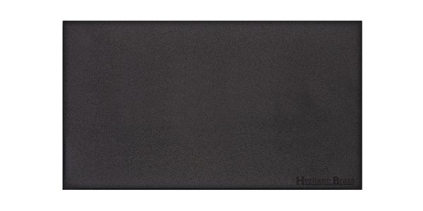 Windsor Range Jet Black (Project Finish) Double Blank Plate