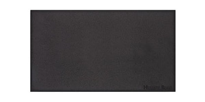 Windsor Range Jet Black (Project Finish) Double Blank Plate