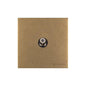 Windsor Range Aged Brass Switches & Sockets, WN50 - 1 Gang Satellite Socket by Heritage Brass By M-Marcus