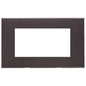 Windsor Range Matt Bronze Switches & Sockets, WN9 - 4 Module Euro Plate by Heritage Brass By M-Marcus