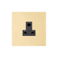 Windsor Range Polished Brass Switches & Sockets, WN1 - 5 Amp 3 Round Pin Socket by Heritage Brass By M-Marcus
