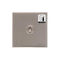 Windsor Range Satin Nickel Switches & Sockets, WN5 - 1 Gang Dimming Toggle Switch by Heritage Brass By M-Marcus