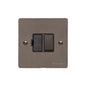 Heritage Brass Stylist Bronze Flat Plate - Round Edge - Switched Spur (13 Amp) - Type L9 by Heritage Brass By M-Marcus