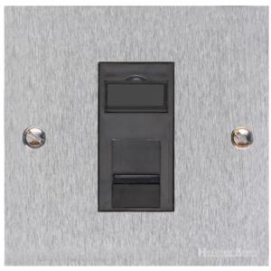 Victorian Elite Range Satin Chrome, R03 - 1 Gang CAT6