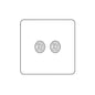 Heritage Brass Stylist Bronze Low Profile Plate - Square Edge - TV/FM Diplexed Socket -Type RL9 by Heritage Brass By M-Marcus