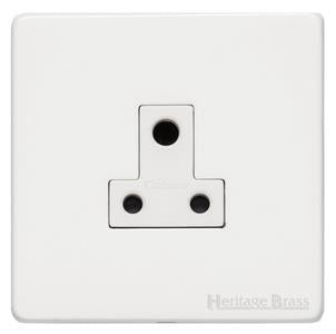 Vintage Range Gloss White, XGL - 5 Amp 3 Round Pin Socket