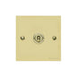 Richmond Elite Range Satin Brass Switches & Sockets, LP44 - 1 Gang Toggle Switch by Heritage Brass By M-Marcus