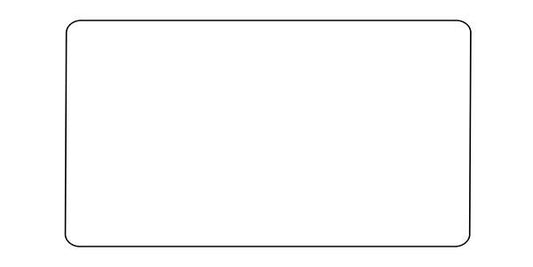 Primed White Screwless YPW-Double Blank Plate by Heritage Brass By M-Marcus