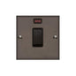 Richmond Elite Range Matt Bronze Switches & Sockets, LP9 - 20A Double Pole Switch with Neon by Heritage Brass By M-Marcus