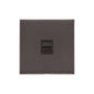 Windsor Range Matt Bronze Switches & Sockets, WN9 - 1 Gang Secondary Line Socket by Heritage Brass By M-Marcus