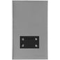 Windsor Range Satin Chrome Silk Switches & Sockets, WN35 - Shaver Socket Output Voltage 110/240V by Heritage Brass By M-Marcus