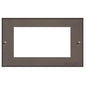 Richmond Elite Range Matt Bronze Switches & Sockets, LP9 - 4 Module Euro Plate by Heritage Brass By M-Marcus