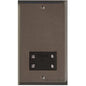 Elite Stepped Plate Range Matt Bronze Switches & Sockets, S09 - Shaver Socket Output Voltage 110/240V by Heritage Brass By M-Marcus