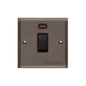 Elite Stepped Plate Range Matt Bronze Switches & Sockets, S09 - 20A Double Pole Switch with Neon by Heritage Brass By M-Marcus