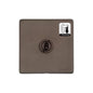 Vintage Range Matt Bronze Switches & Sockets, X09 - 1 Gang Dimming Toggle Switch by Heritage Brass By M-Marcus