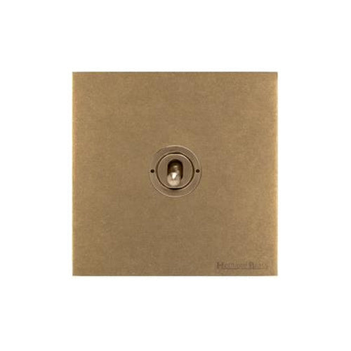 Windsor Range Aged Brass Switches & Sockets, WN50 - 1 Gang Dimming Toggle Switch by Heritage Brass By M-Marcus