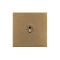 Windsor Range Aged Brass Switches & Sockets, WN50 - 1 Gang Dimming Toggle Switch by Heritage Brass By M-Marcus