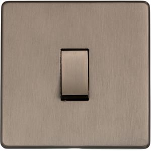 Studio Range Aged Pewter, YAP - 1 Gang Rocker Switch