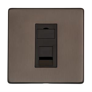 Studio Range Matt Bronze, Y09 - 1 Gang CAT6