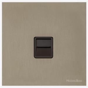 Windsor Range Aged Pewter, WAP - 1 Gang Secondary Line Socket