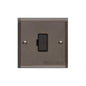 Elite Stepped Plate Range Matt Bronze Switches & Sockets, S09 - Unswitched Spur (13 Amp) by Heritage Brass By M-Marcus