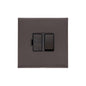 Windsor Range Matt Bronze Switches & Sockets, WN9 - Switched Spur (13 Amp) by Heritage Brass By M-Marcus
