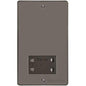 Elite Flat Plate Range Polished Black Nickel Switches & Sockets, T06 - Shaver Socket Output Voltage 110/240V by Heritage Brass By M-Marcus