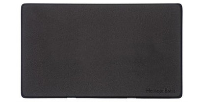 Vintage Range Matt Black, XBK - Double Blank Plate