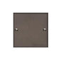 Heritage Brass Stylist Bronze Low Profile Plate - Square Edge - Single Blank Plate -Type RL9 by Heritage Brass By M-Marcus