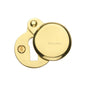 Heritage Brass Covered Keyhole Round by M Marcus - Heritage Brass