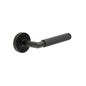 Three One Six Linear Knurled Door Handle by Jedo By Frelan