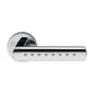 Vita Door Handle on Round Rose by M Marcus - Heritage Brass