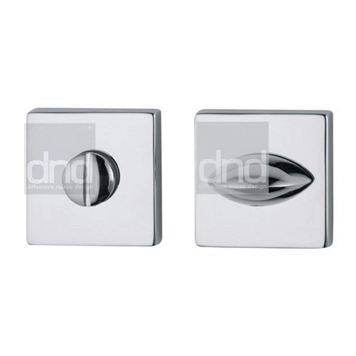 Square Bathroom Turn & Release - RDN06 by M Marcus - Heritage Brass