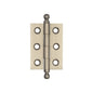 Hoxton Brass Finial Hinges 50x35mm by Hoxton By Frelan