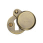 Heritage Brass Covered Keyhole Round by M Marcus - Heritage Brass