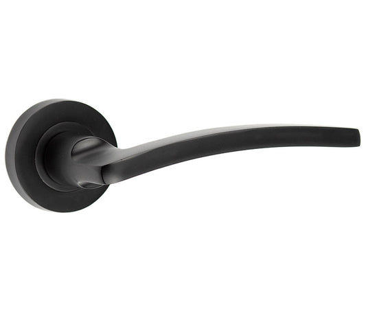 Nero Noir Lever Black Door Handle by Jedo By Frelan