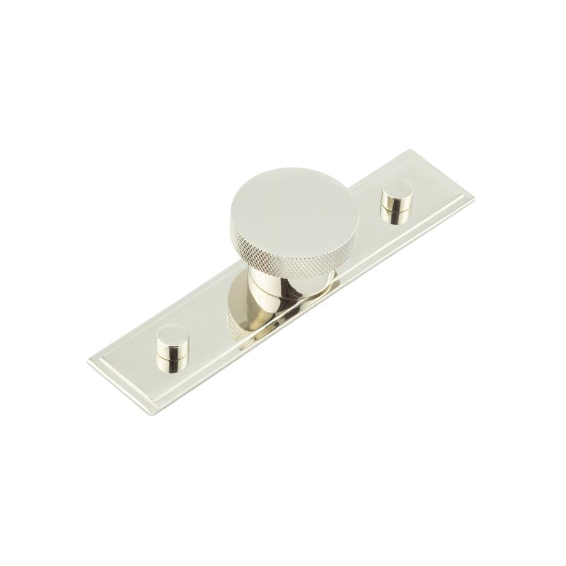 Hoxton, Hoxton Wenlock Cupboard Knobs 40mm Stepped Backplate, Cabinet Hardware, Cabinet Knobs