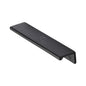 Matt Black Iron Edge Cabinet Pull Handle by M Marcus - Heritage Brass