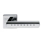 Vita Door Handle on Square Rose by M Marcus - Heritage Brass