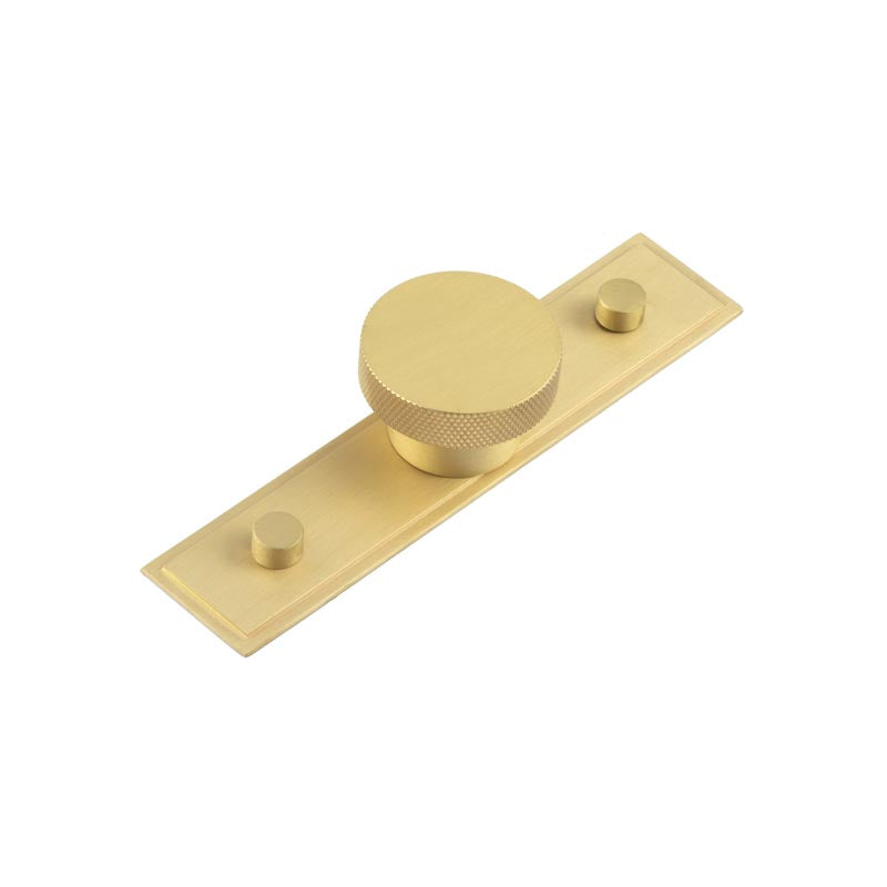 Hoxton, Hoxton Wenlock Cupboard Knobs 40mm Stepped Backplate, Cabinet Hardware, Cabinet Knobs