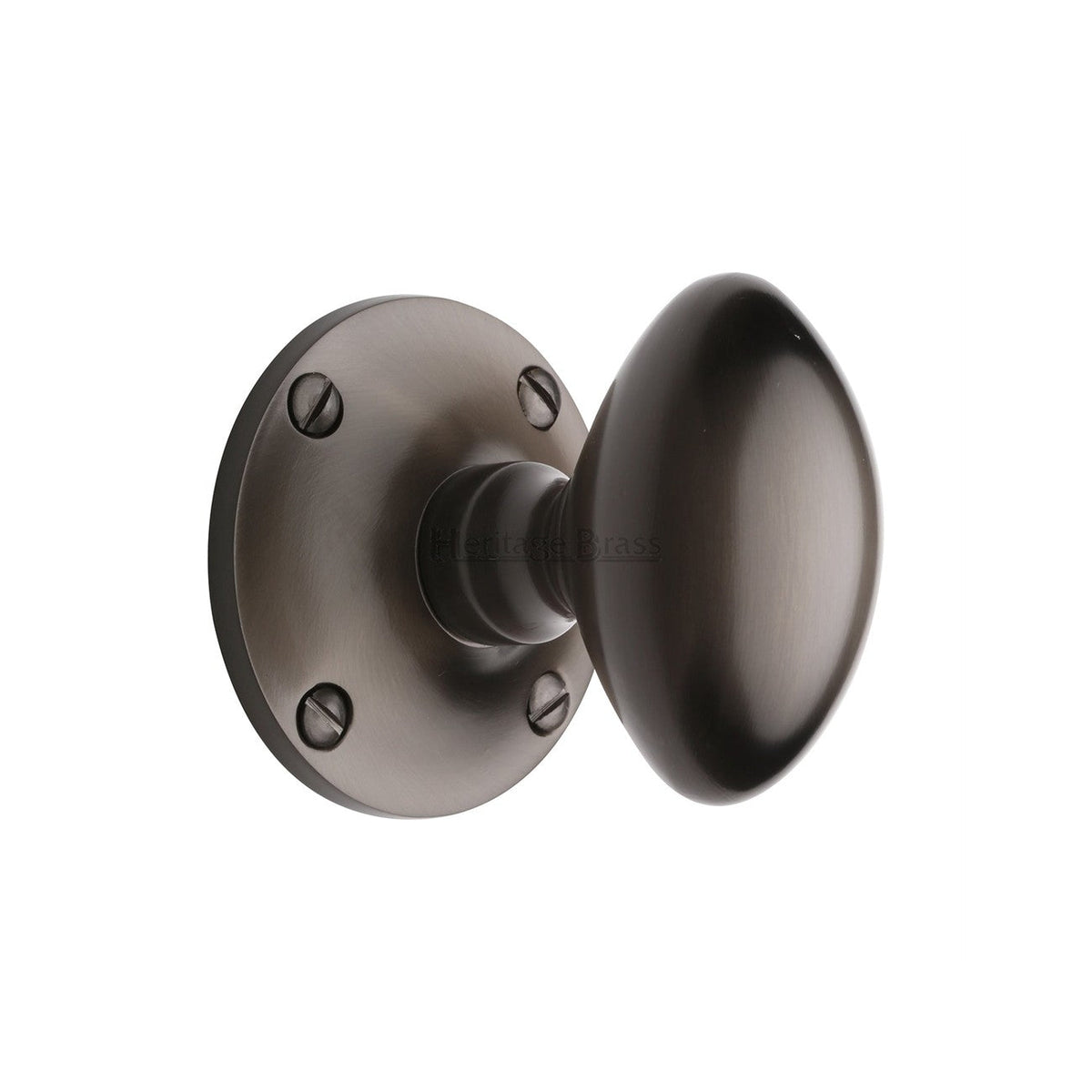 Mayfair Door Knob on Rose by M Marcus - Heritage Brass