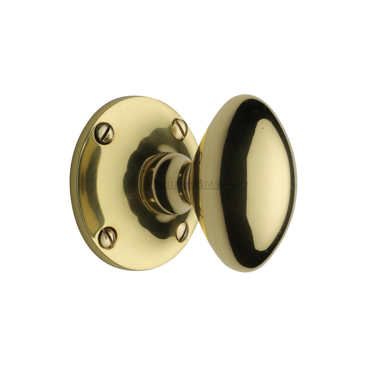 Mayfair Door Knob on Rose by M Marcus - Heritage Brass