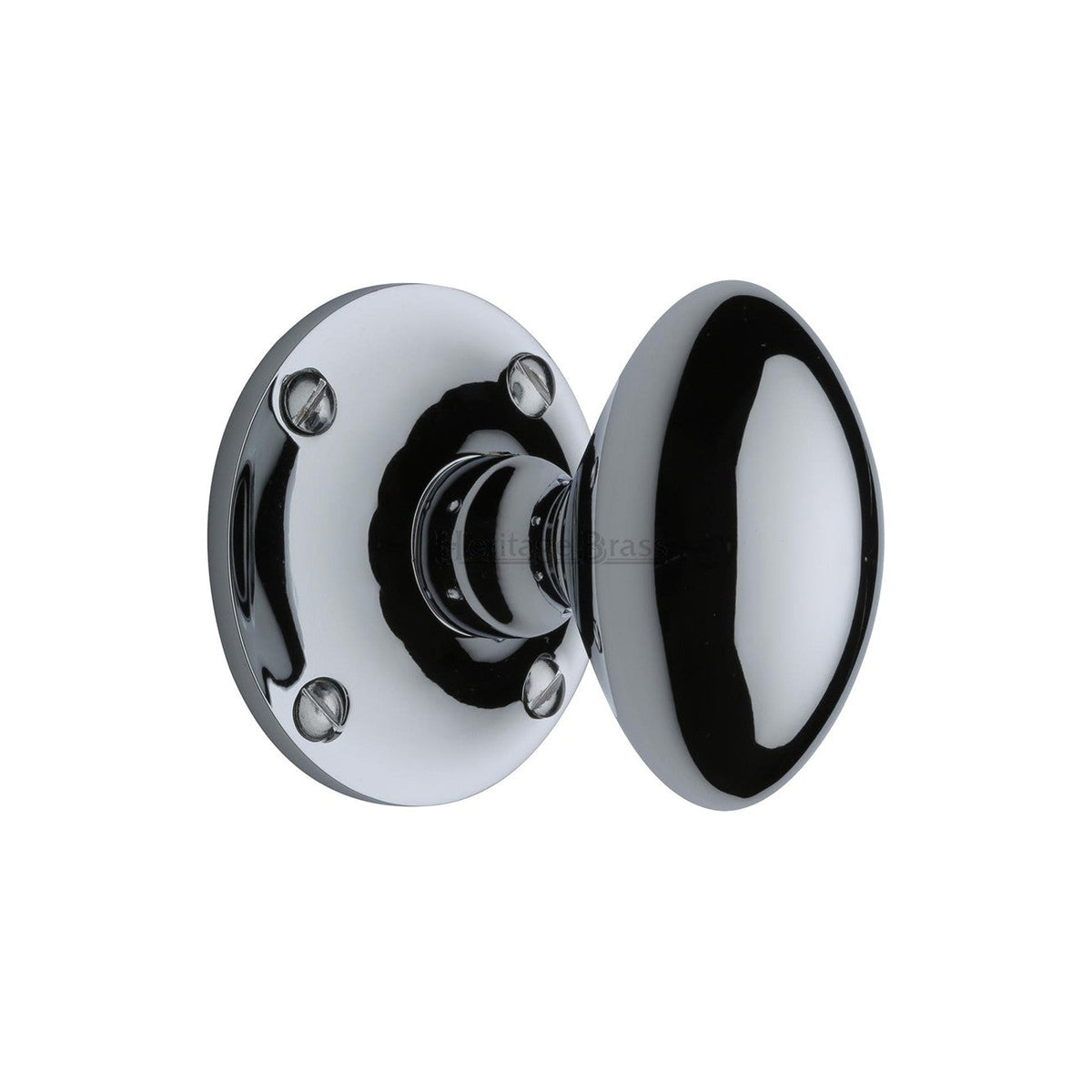 Mayfair Door Knob on Rose by M Marcus - Heritage Brass
