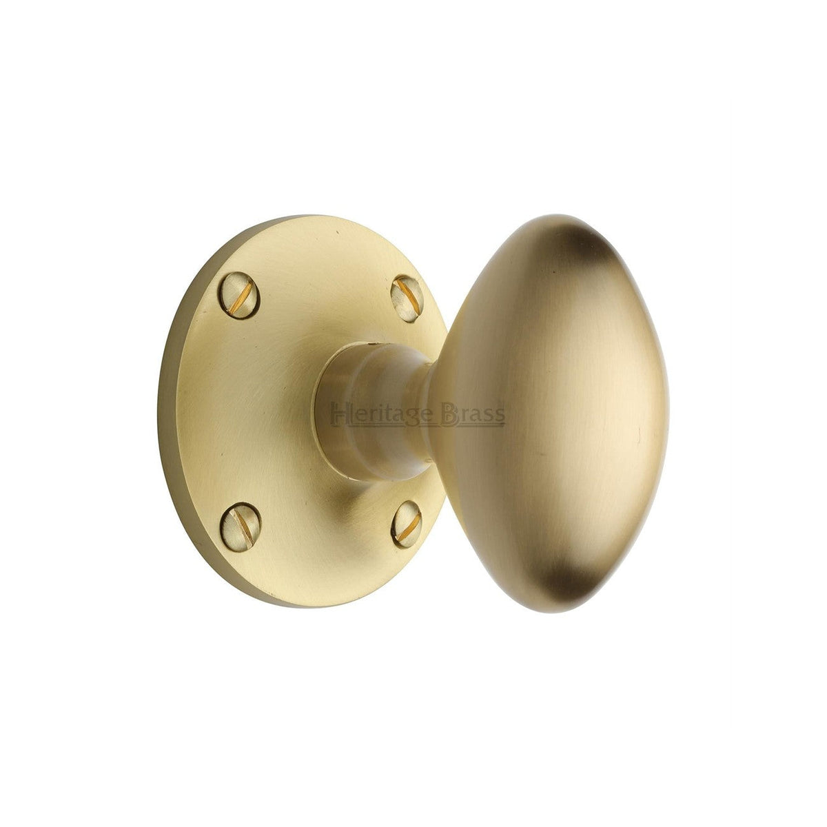 Mayfair Door Knob on Rose by M Marcus - Heritage Brass